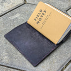 POCKET Traveller's Refillable Notebook | Eggplant Purple 'Live Edge' #4