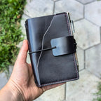 POCKET Traveller's Refillable Notebook | Eggplant Purple 'Live Edge' #4