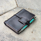 POCKET Traveller's Refillable Notebook | Eggplant Purple with 'Live Edge' #6