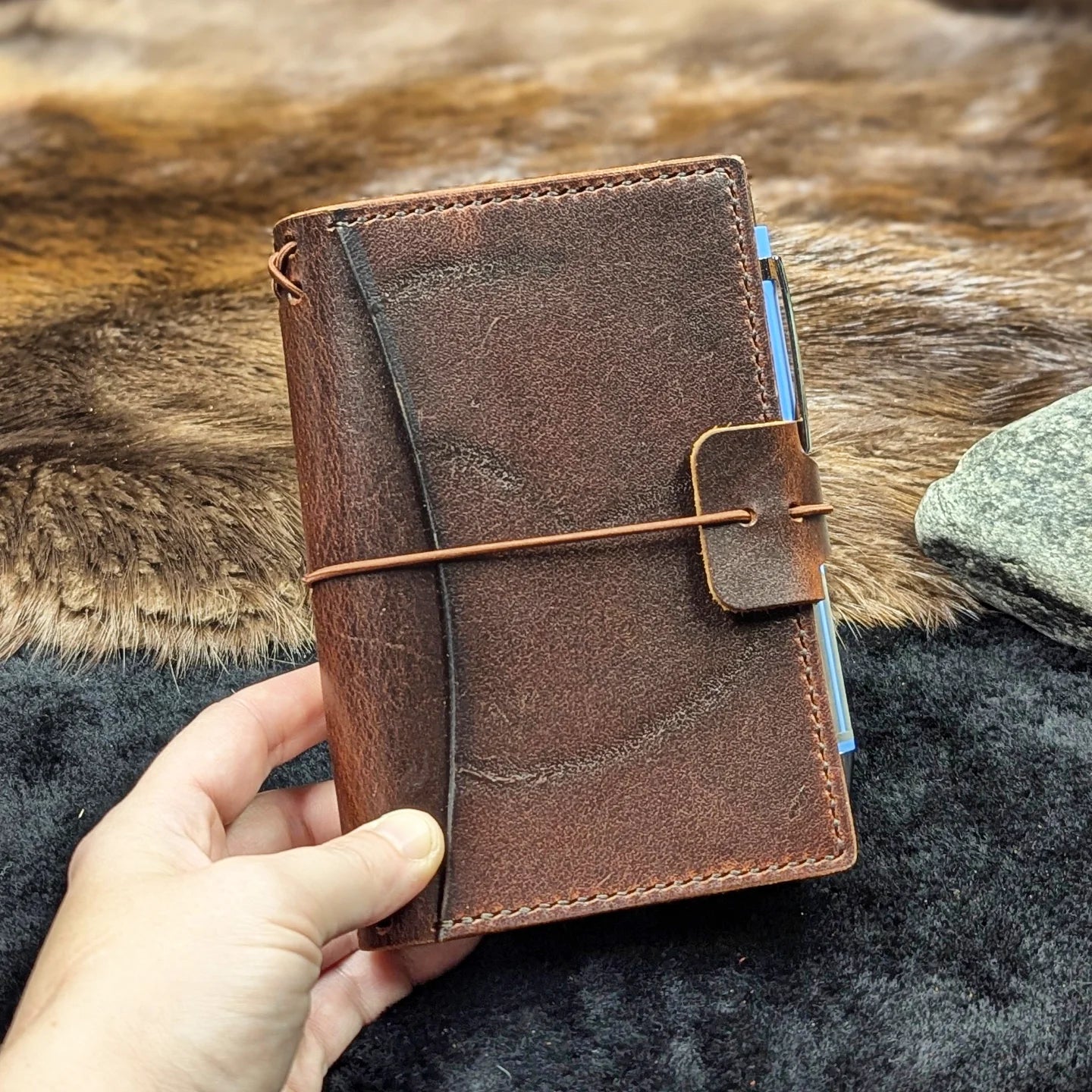 POCKET Traveller's Refillable Notebook | Forest Keep ROOTS #7