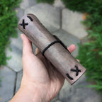 POCKET Traveller's Refillable Notebook | Ink-Stamped Flowers