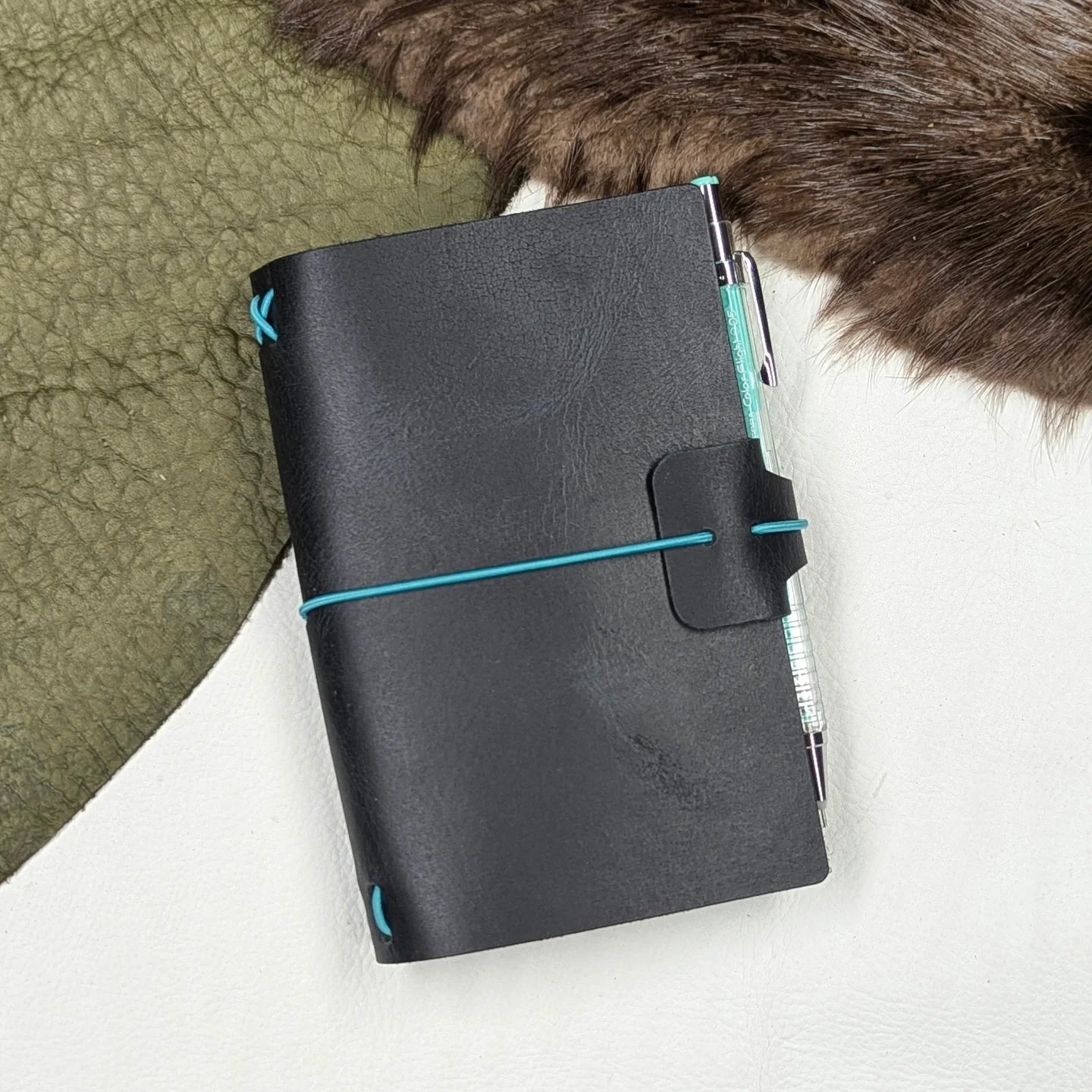 POCKET Traveller's Refillable Notebook | Midnight Grey #2
