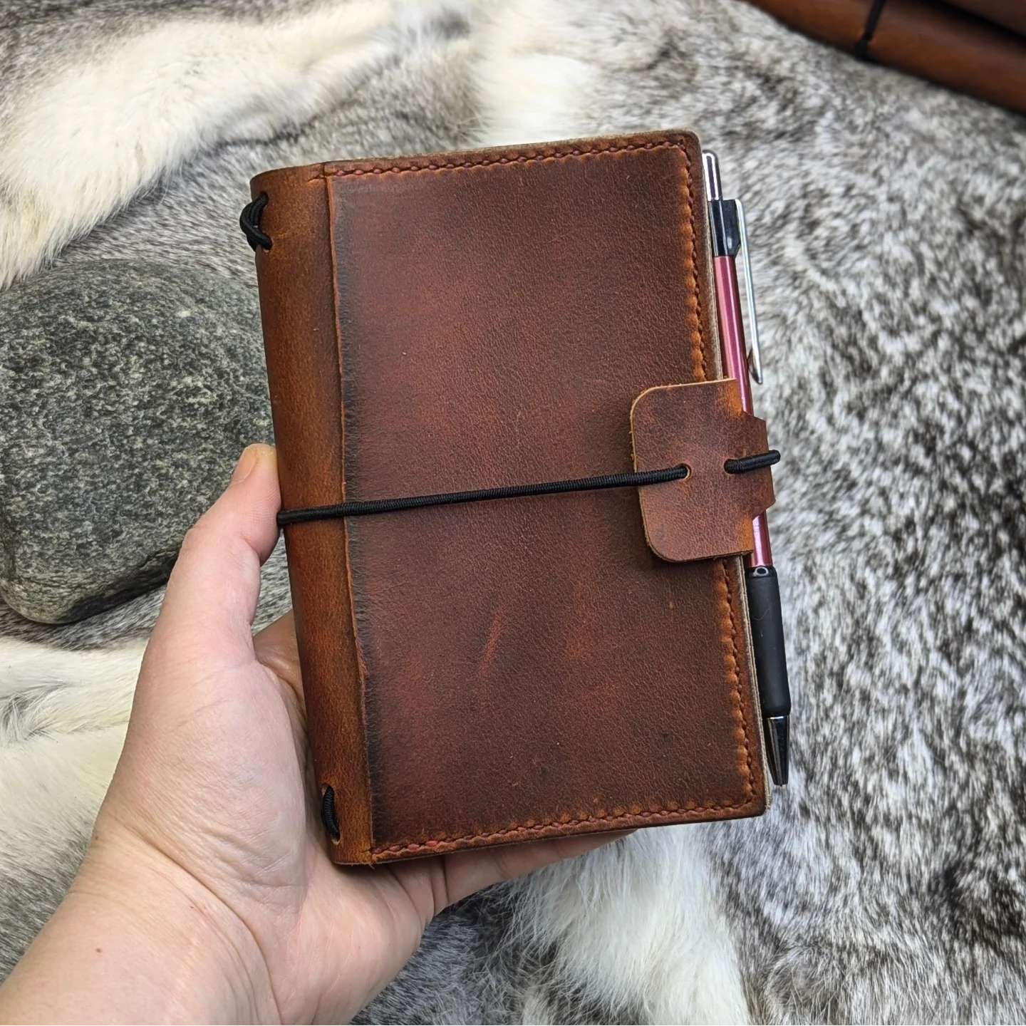 POCKET Traveller's Refillable Notebook | Rua Tome 'Live Edge' #1