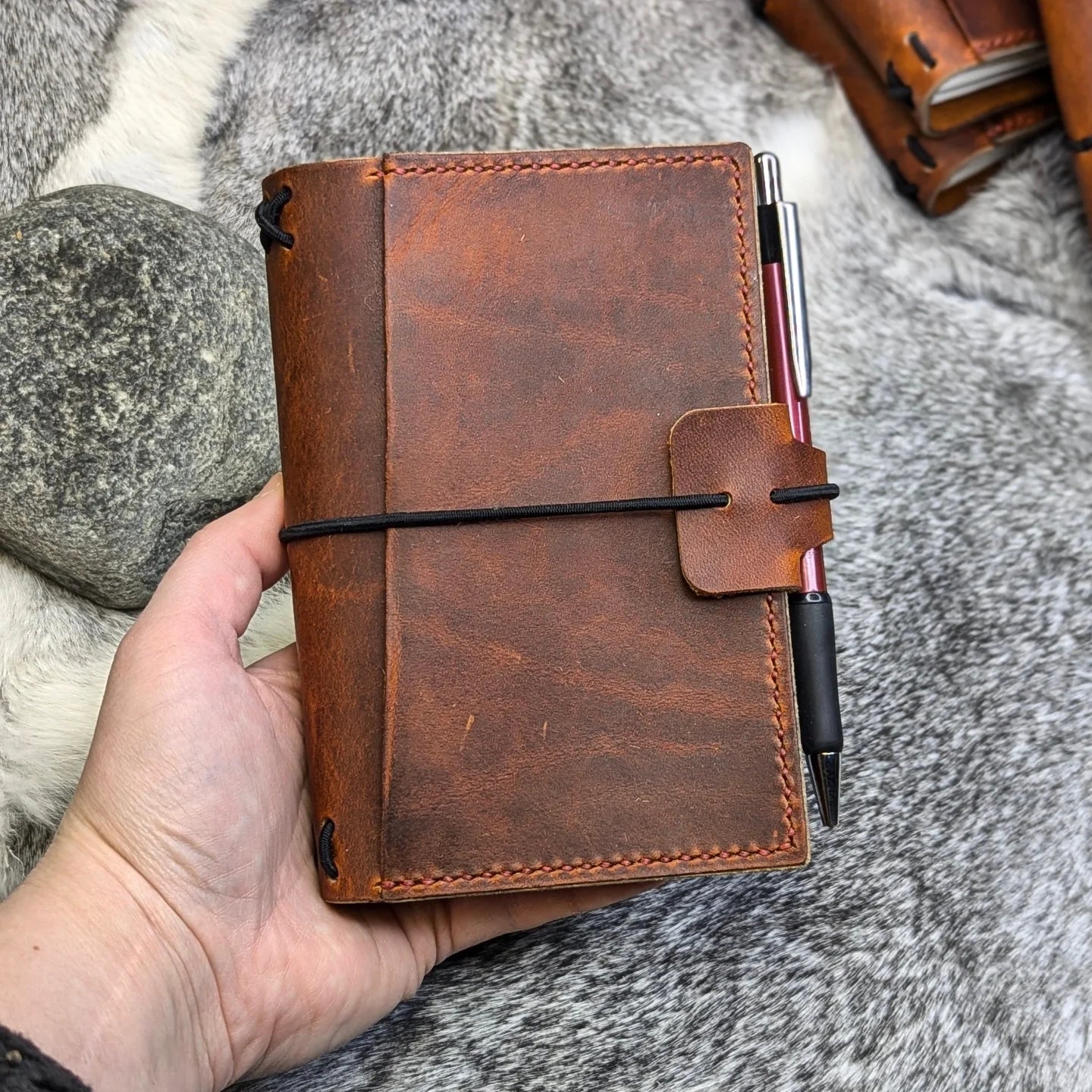 POCKET Traveller's Refillable Notebook | Rua Tome 'Live Edge' #4