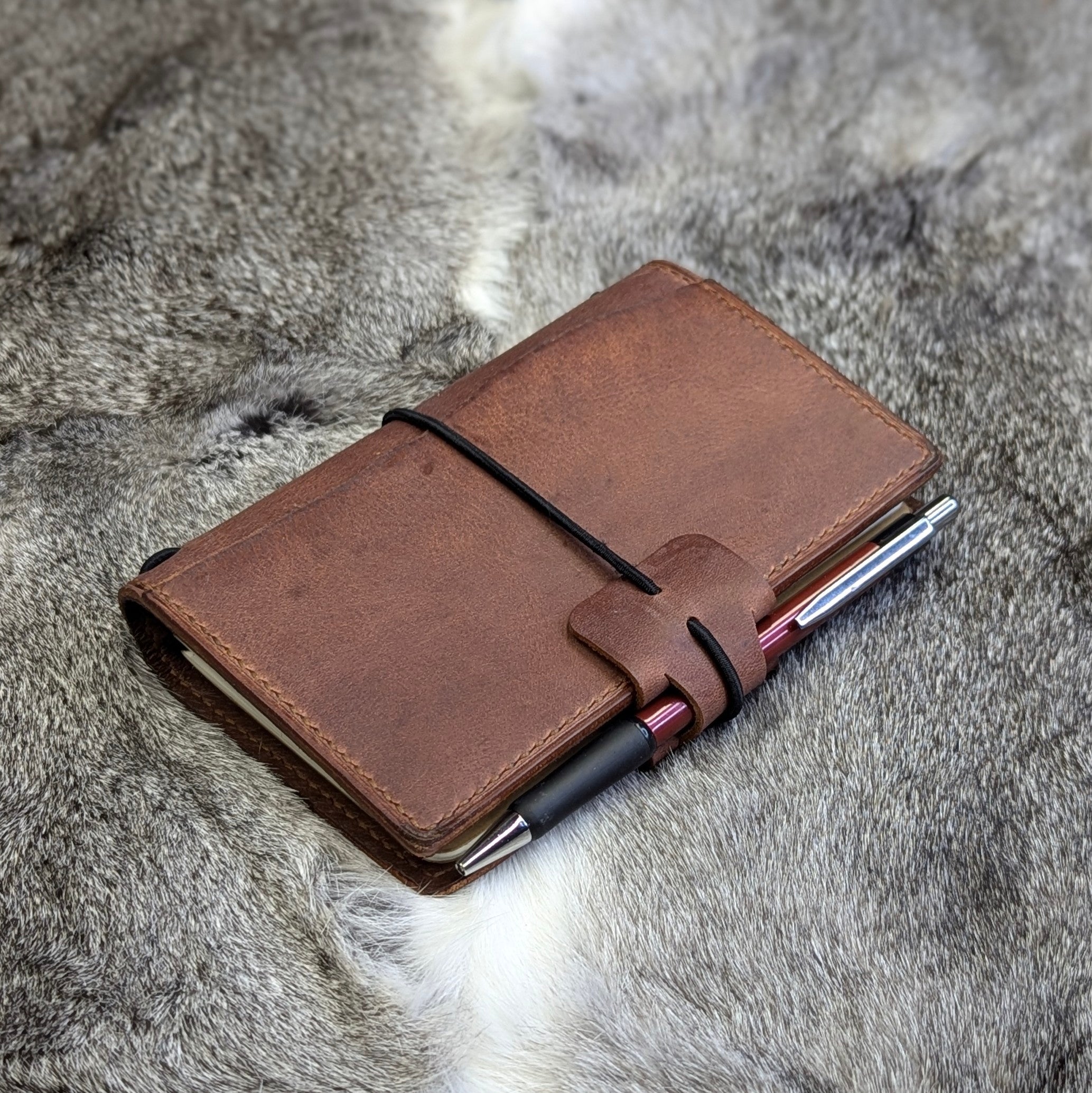 POCKET Traveller's Refillable Notebook | Ruggine Red #1