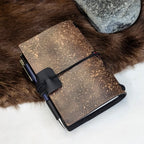 POCKET traveller's Refillable Notebook | Large Tooled Maple Leaf #1