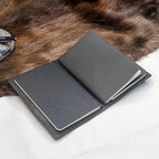 POCKET traveller's Refillable Notebook | Large Tooled Maple Leaf #1