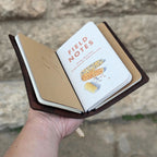 CUSTOM Traveller's Notebook | Pocket Tooled Ginkgo Leaves for J.C.