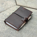 POCKET Traveller's Refillable Notebook | Wild Mahogany #1