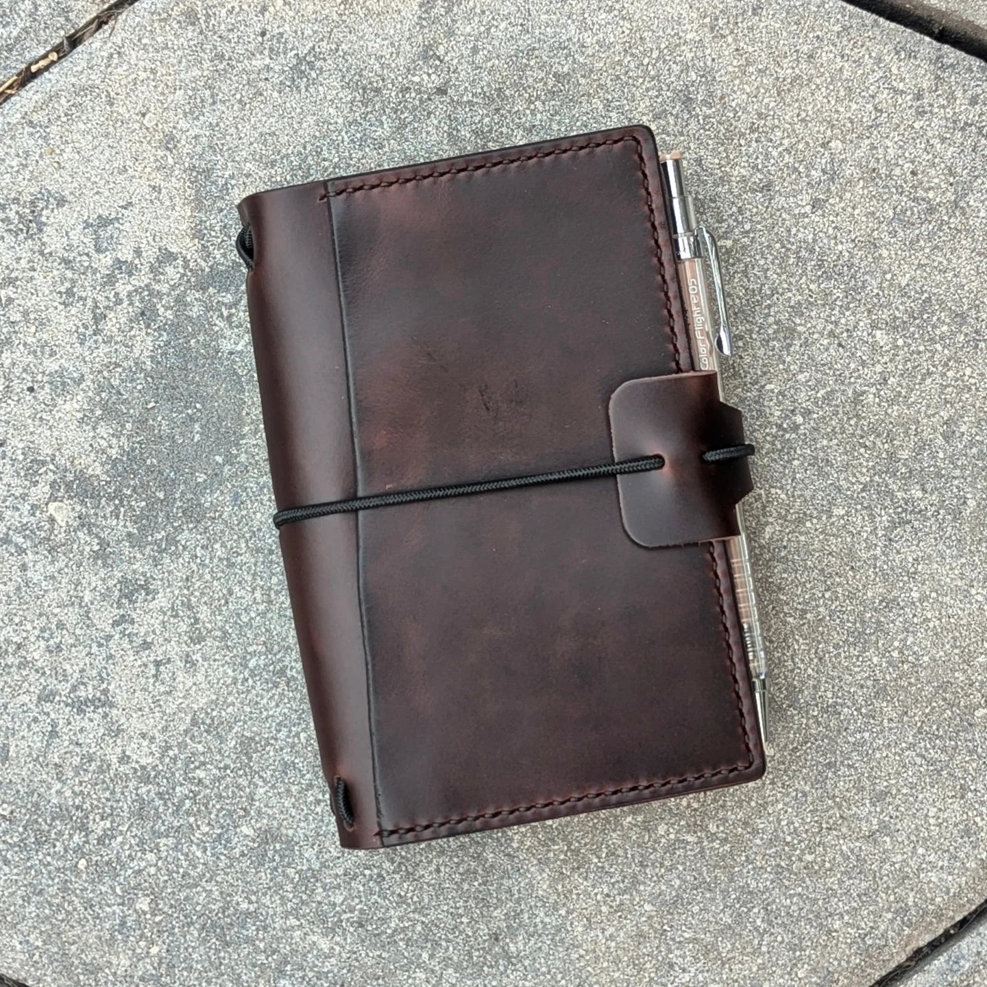 POCKET Traveller's Refillable Notebook | Wild Mahogany #1