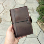 POCKET Traveller's Refillable Notebook | Wild Mahogany #1
