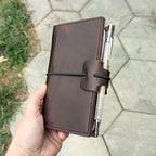 POCKET Traveller's Refillable Notebook | Wild Mahogany #1