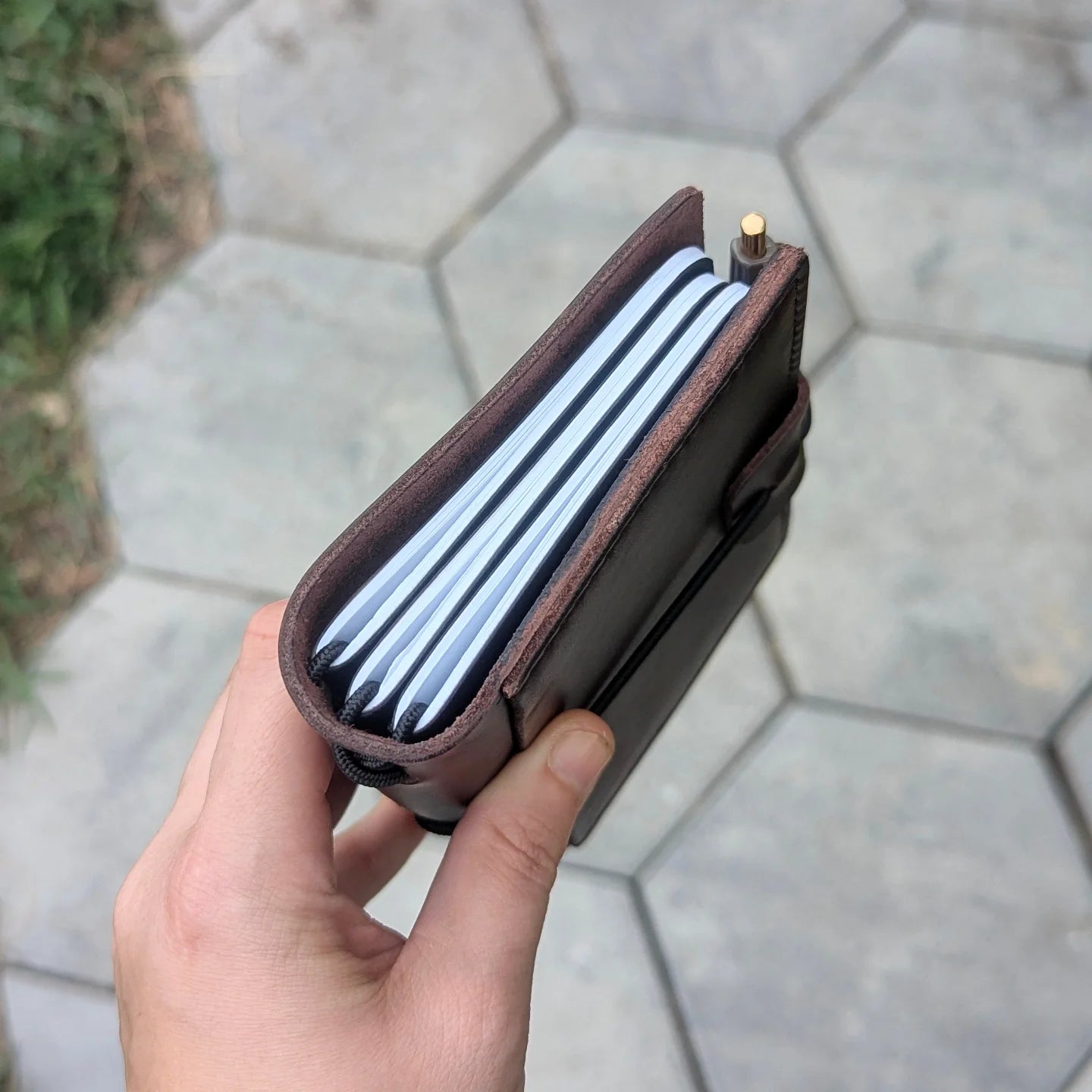 POCKET Traveller's Refillable Notebook | Wild Mahogany #2