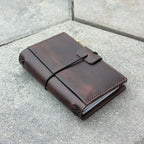 POCKET Traveller's Refillable Notebook | Wild Mahogany #2