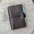 POCKET Traveller's Refillable Notebook | Wild Mahogany #3