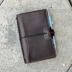 POCKET Traveller's Refillable Notebook | Wild Mahogany #3