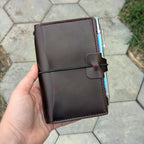 POCKET Traveller's Refillable Notebook | Wild Mahogany #3