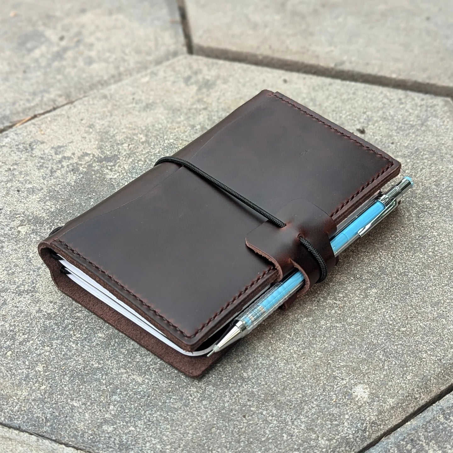POCKET Traveller's Refillable Notebook | Wild Mahogany #3