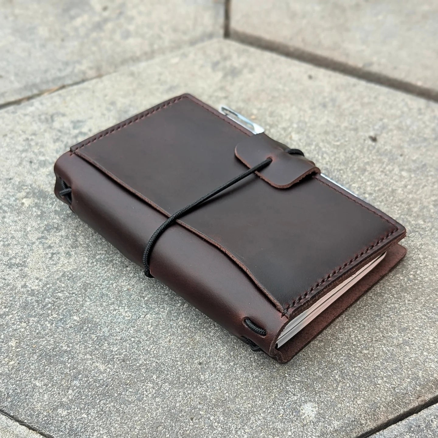 POCKET Traveller's Refillable Notebook | Wild Mahogany #3