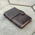 POCKET Traveller's Refillable Notebook | Wild Mahogany #4