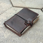 POCKET Traveller's Refillable Notebook | Wild Mahogany #4