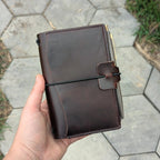 POCKET Traveller's Refillable Notebook | Wild Mahogany #4