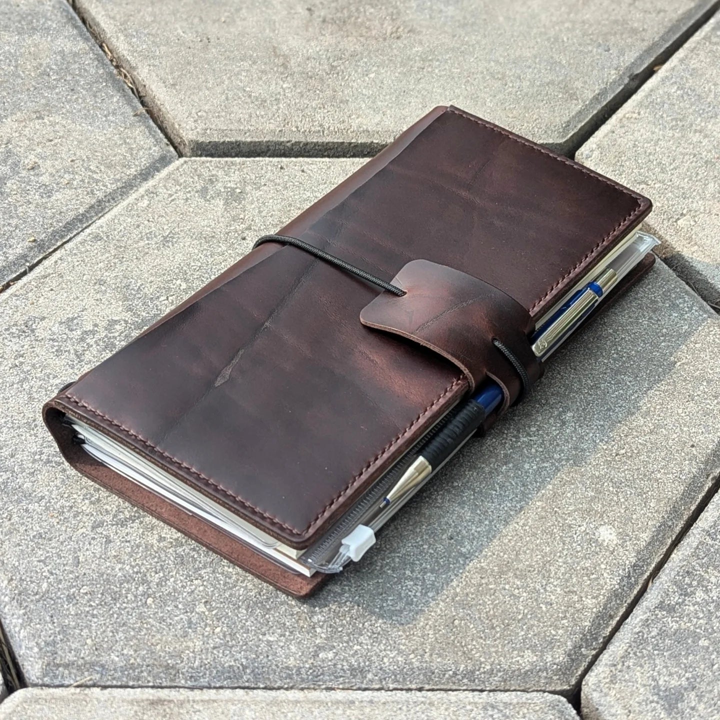 TN STANDARD Traveller's Refillable Notebook | Wild Mahogany #1