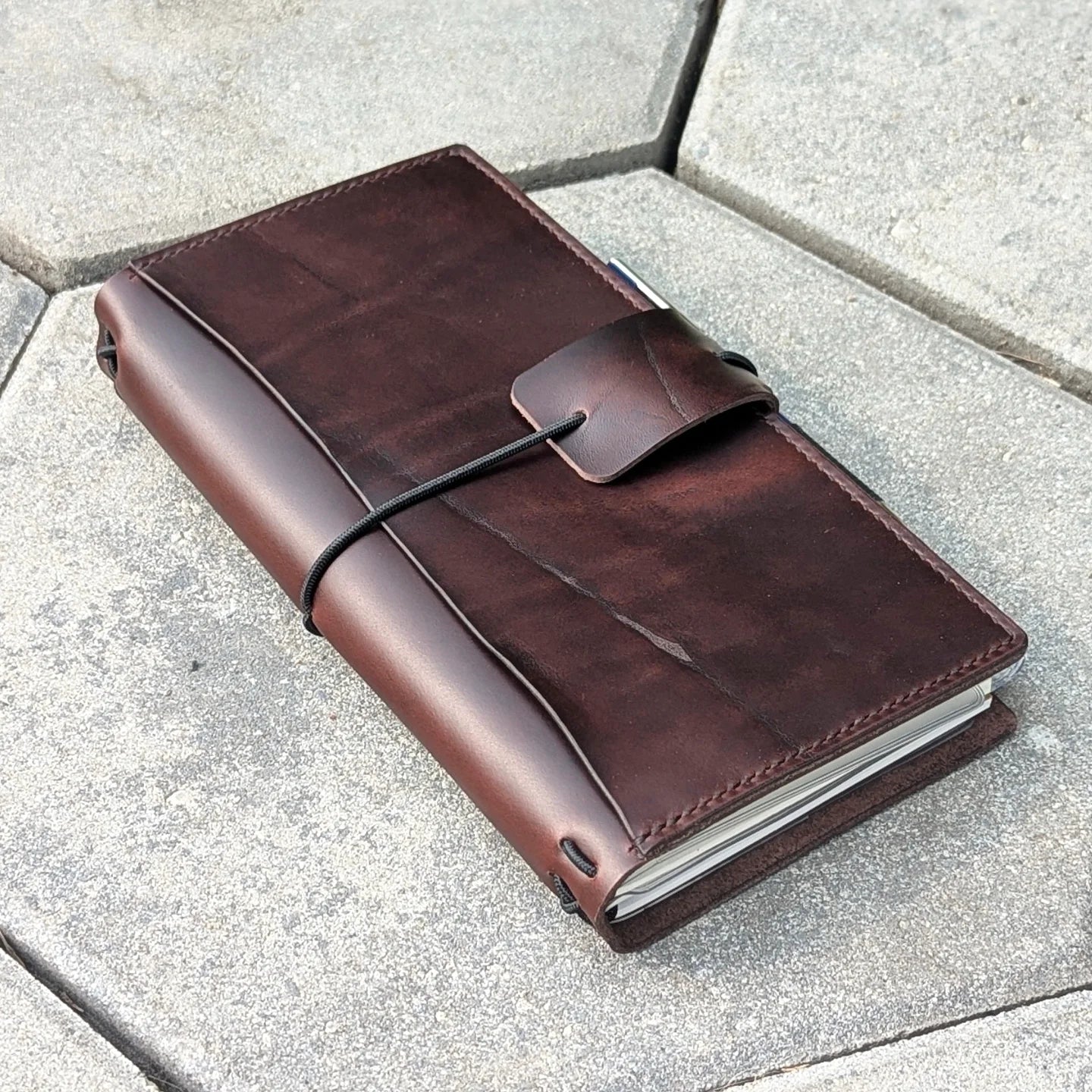 TN STANDARD Traveller's Refillable Notebook | Wild Mahogany #1