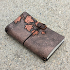 TN STANDARD Traveller's Refillable Notebook | Tooled Painted Ivy Vine #1