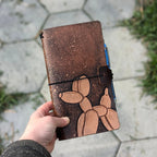 TN STANDARD Traveller's Refillable Notebook | Tooled Balloon Dog #1