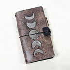 TN STANDARD Traveller's Refillable Notebook | Tooled Moon Phases #1