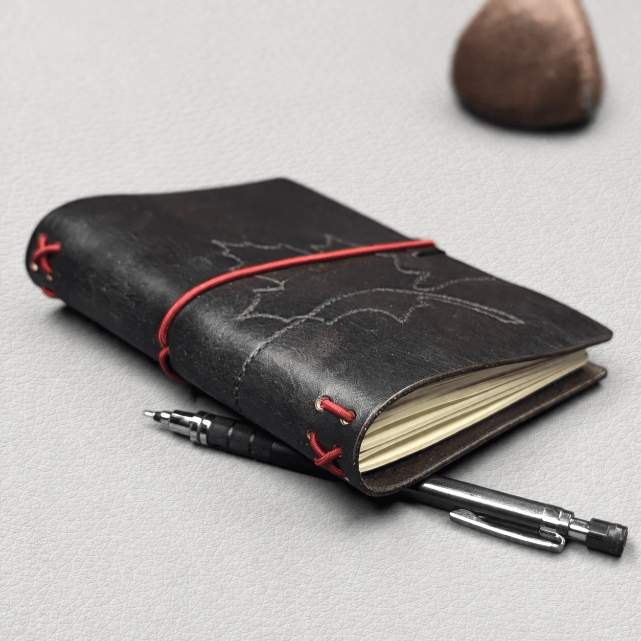 A6 Traveller's Notebook | Stitched Maple Leaf, No. 1