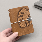 A7 Traveller's Notebook | Tooled Monstera Leaf, No. 1
