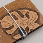 A7 Traveller's Notebook | Tooled Monstera Leaf, No. 1