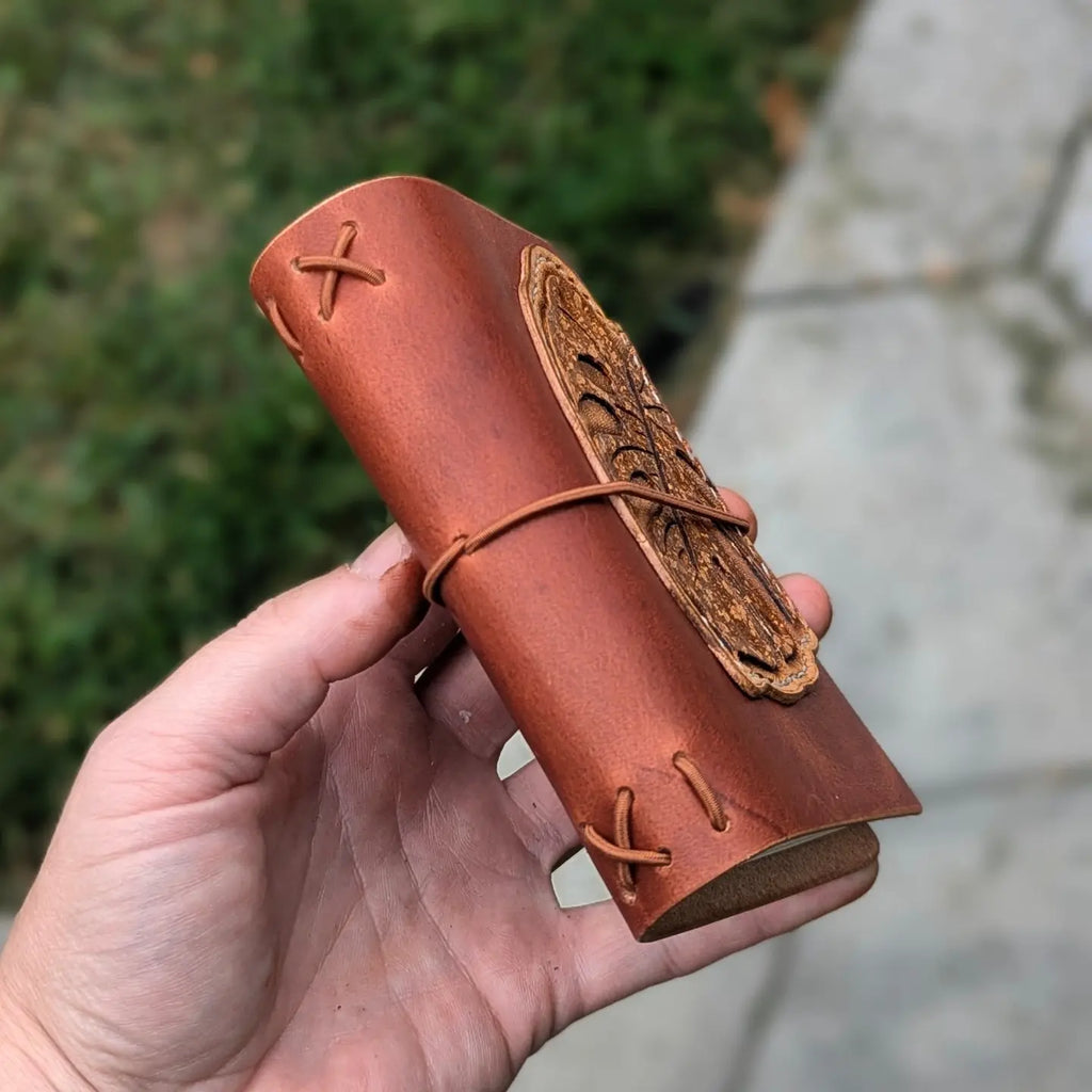 A7 Traveller's Notebook | Tooled Monstera Leaf, No. 2