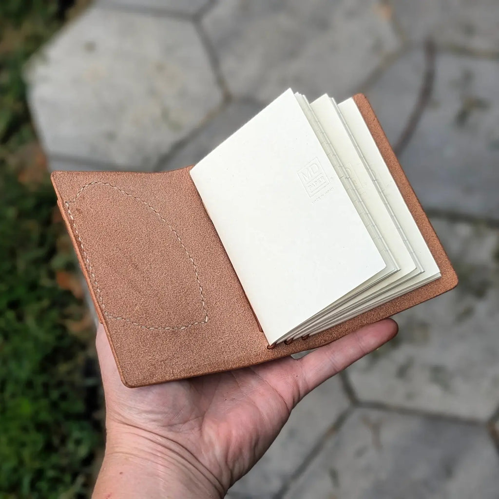 A7 Traveller's Notebook | Tooled Monstera Leaf, No. 2