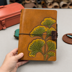 CUSTOM Traveller's Notebook | Ginkgo Leaves for M.N.