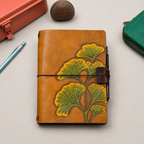 CUSTOM Traveller's Notebook | Ginkgo Leaves for M.N.