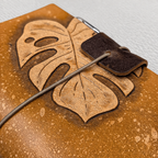 PASSPORT Traveller's Notebook | Tooled Monstera Leaf, No. 4