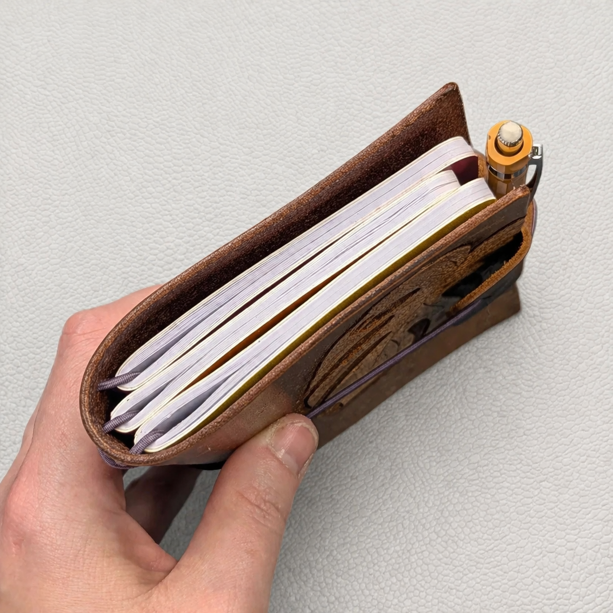 PASSPORT Traveller's Notebook | Tooled Monstera Leaf, No. 5