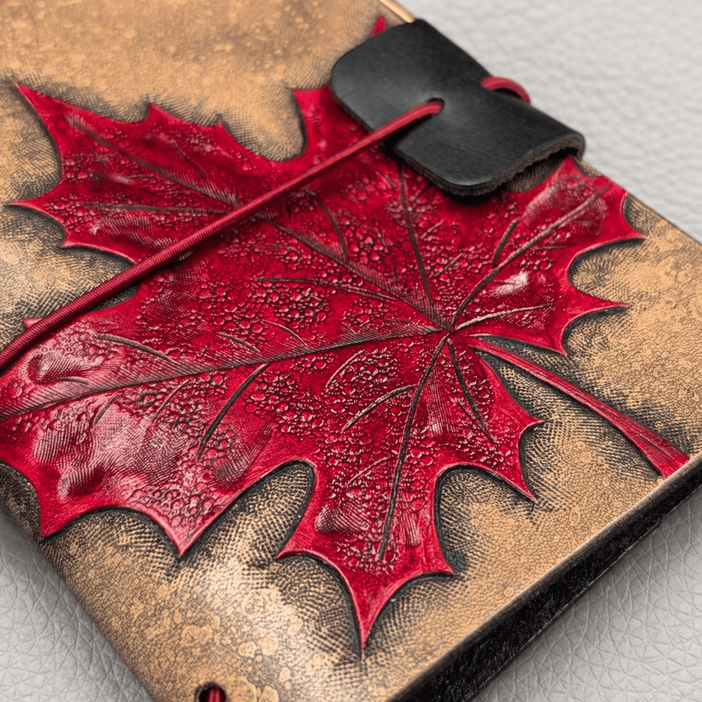 PASSPORT Traveller's Notebook | Tooled Maple Leaf, No. 2