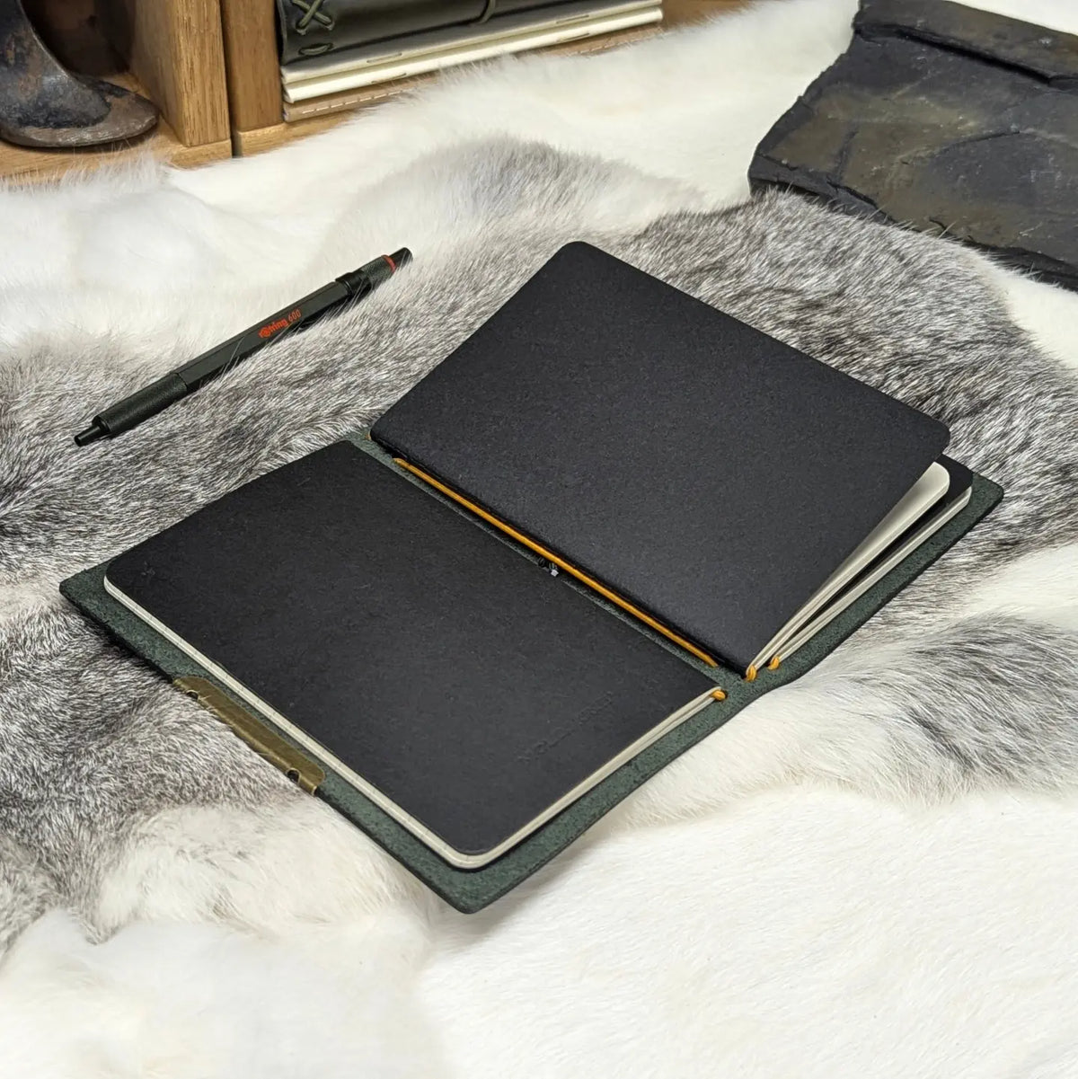 POCKET Traveller's Notebook | Stitched Flower