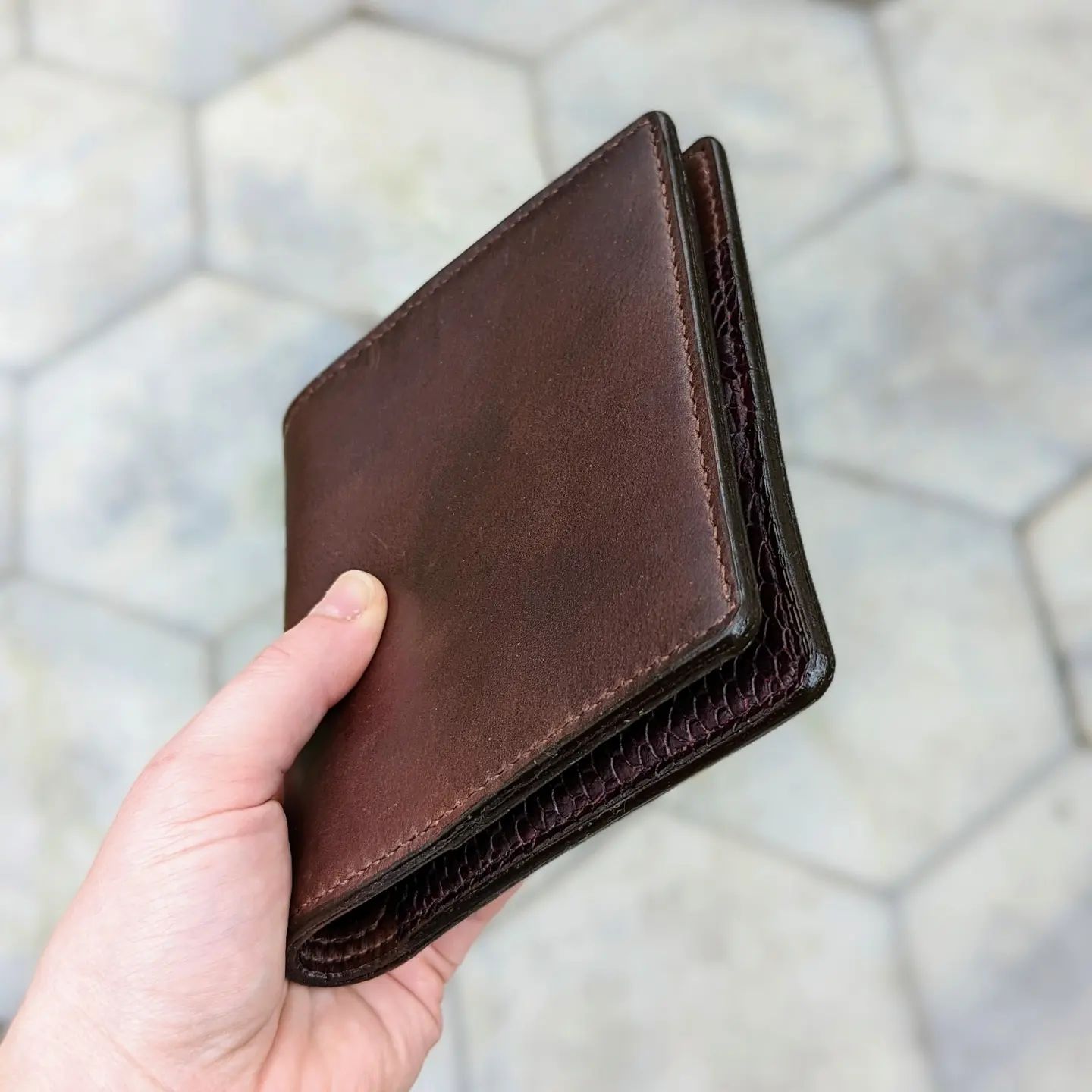 Custom X-Large Bifold Wallet | Brown Beaver for C.K.