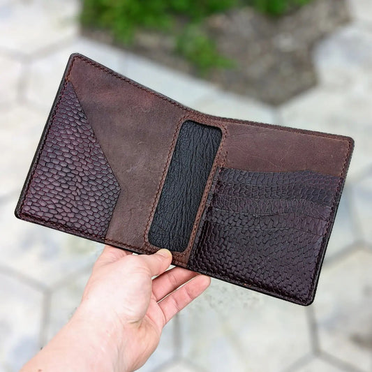 Custom X-Large Bifold Wallet | Brown Beaver for C.K.